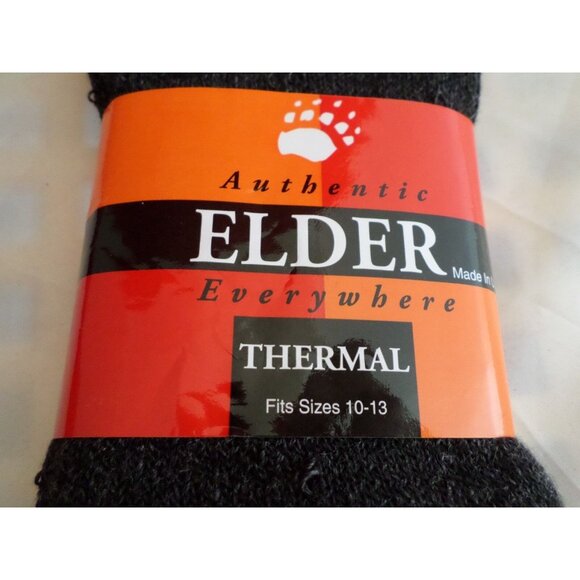 1 Pair Large Elder 20 % Wool Thermal Hi Visibility Boot Sock 10-13 Made in USA - Picture 2 of 5
